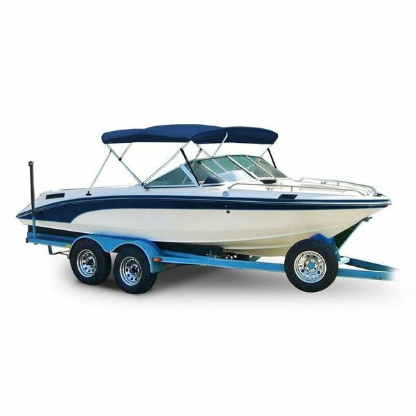 Eevelle Summerset Premium Bimini Top Kit w/ Hardware and Frame - Height 36in SS-363B66-NVY